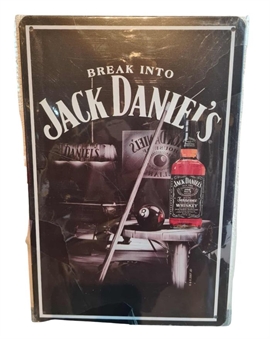 Retro Metalskilt - Jack Daniels Break into